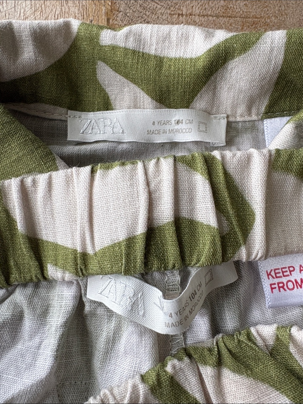 Zara Boys Summer Outfit size 4 - Picture 2 of 7